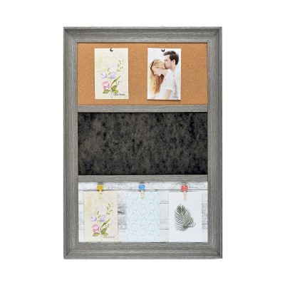 Studio 707 - Cork, Blackboard and Whiteboard Trio Board