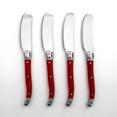 ​À la Cuisine - Ensemble 4 couteaux à beurre en inox ﻿Lagiole