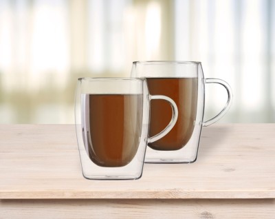 Ensemble de 2 tasses à café murales avec poignée