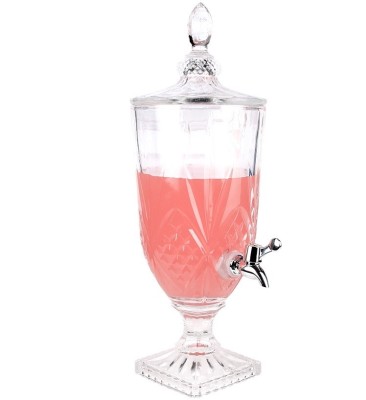 Distributeur de boissons en verre à pied Epoca