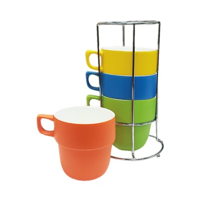 Lauren Taylor - Stackable Mugs with Storage Rack