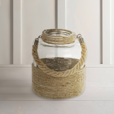 Clear Jute Lantern