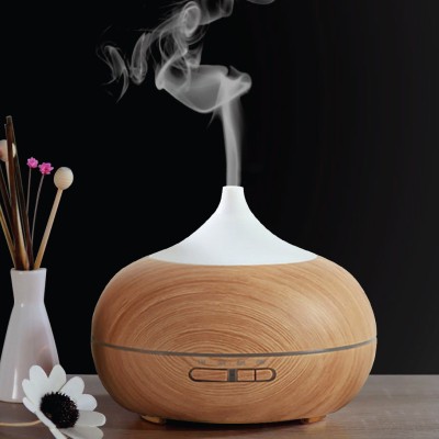 Diffuseur en bambou lumières DEL 400 mL