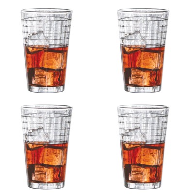 Hoboken - Set of 4 / 17 oz Glasses
