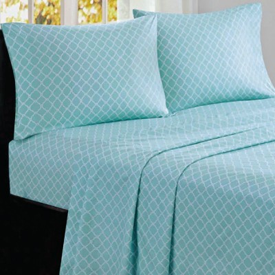 Ensemble de draps imprimé de luxe confort en bambou