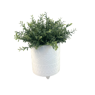 Grass Ceramic Pot 12.5x24
