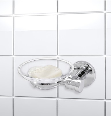 Porte-savon rond en acier inoxydable