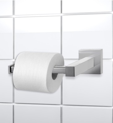 Porte-papier hygiénique carré en acier