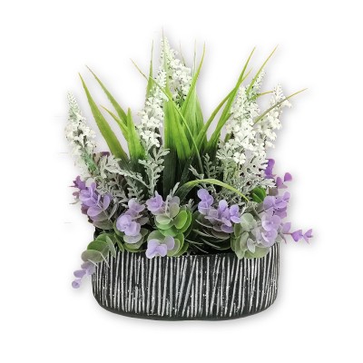 ​Grand arrangement des fleurs artificiel