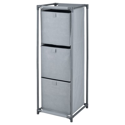 3-Tier Cube Organizer Grey