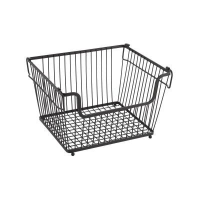 Panier de rangement vintage empilable