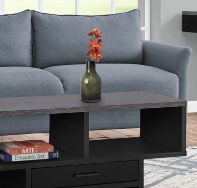 Dark Grey Glass Vase
