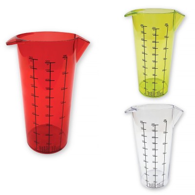 ​Tasse à mesurer en plastique de couleurs assorti