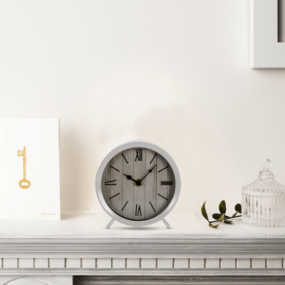 Horloge de table en bois