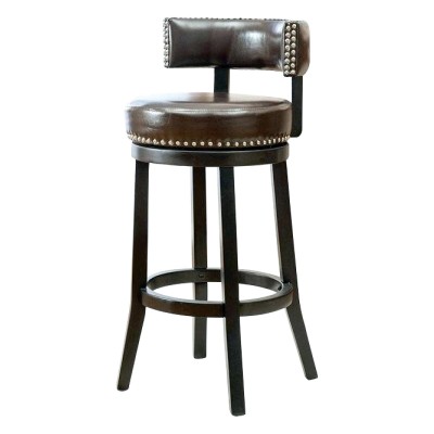 Mossoro - Tabouret de bar pivotant de 27 po | Brun foncé (ramassage en magasin seulement)