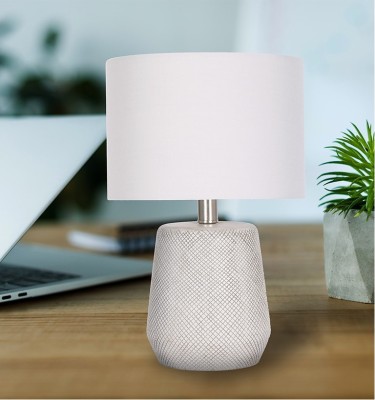 Lampe de table en céramique blanche