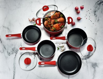 Salsa - Batterie de cuisine antiadhésive 8 morceaux