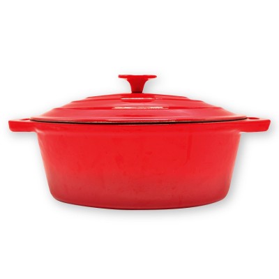 Cocotte ovale en fonte émaillée - 3.5L