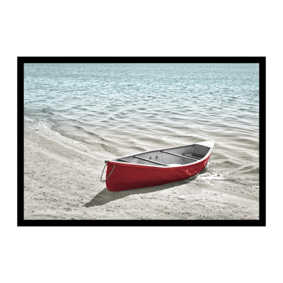 Bateau sur la plage Toile