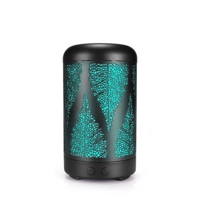 Aroma - Black Diffuser with Color Changing LED light | Foliage