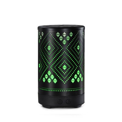 Aroma - Black Diffuser with LED Light | Diamond