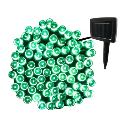 Green 150 LED Solar String Lights - 6.6 Feet