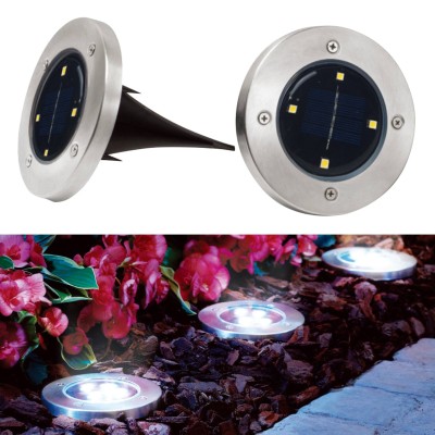 Lampes solaires au sol DEL - paquet de 2