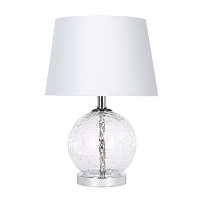 Crackle Globe Table Lamp