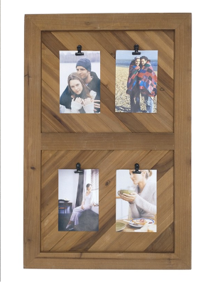 Barn Wood Picture Clip Frame 