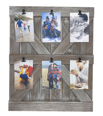 Barn Door Picture Clip Frame