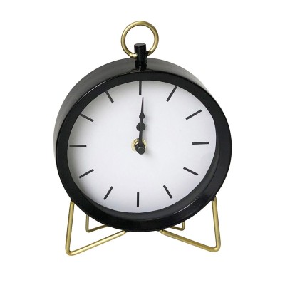 Horloge de table en métal