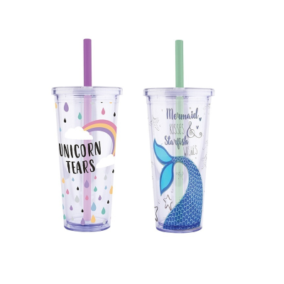 Double Wall With Straw Glass Day Dream
