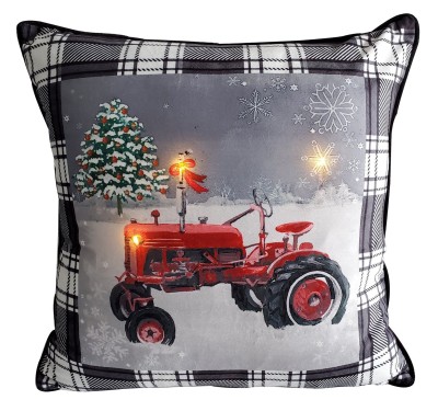 Coussin LED Tracteur Rouge