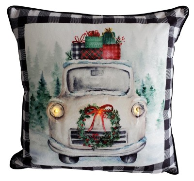 Coussin LED Voiture Blanche