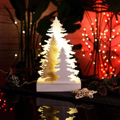 Sapin de Noël avec lumières DEL