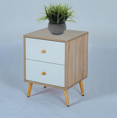 Table de chevet avec 2 tiroirs