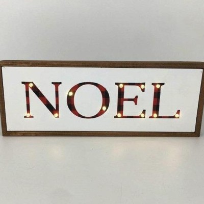 Art mural de Noël Noel W/led