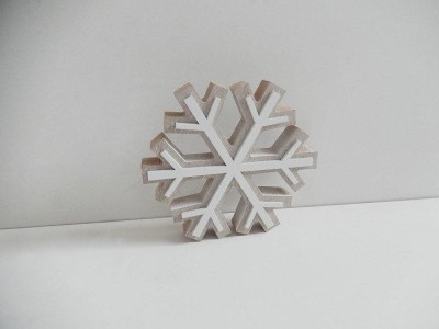 Le flocon de neige blanc de Noël