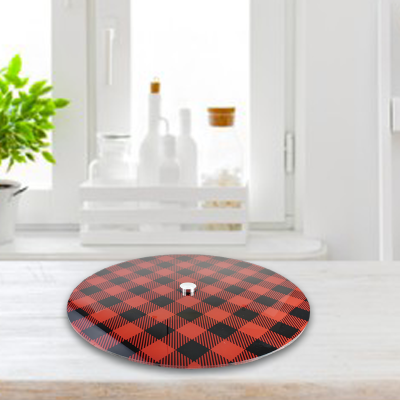 Lazy Susan | Assiette en verre imprimé Buffalo