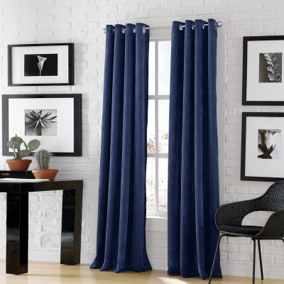 Lisbonne -2pk Faux Lin Blackout Panneaux Grommet