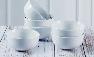 Bols Blancs - Lot de 6