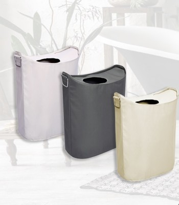 Laudry Basket with Handle & Zipper Cover