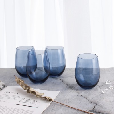 Lola | Set of 4 Stemless Wine Glasses | 19 oz. (561 mL)