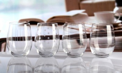 Roma Stemless Wine Glasses - Set of 4