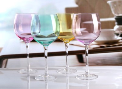 Colorama Wine Glasses - Set of 4