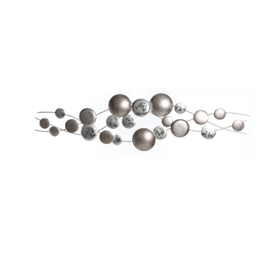 Art mural cercles d'argent