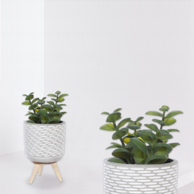Artifical Plant 3 Wood Legs
