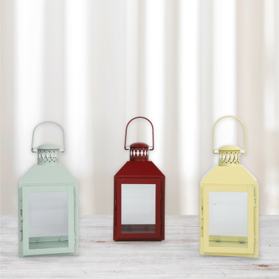 Metal Lantern 21 With LED