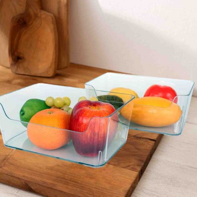 2Pcs Fridge Storage Bin Set 