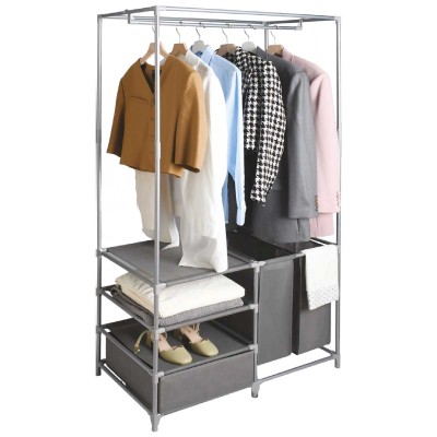 Storage Rack With 4 Shelves- 2 Laundry Bag -1 Shelf